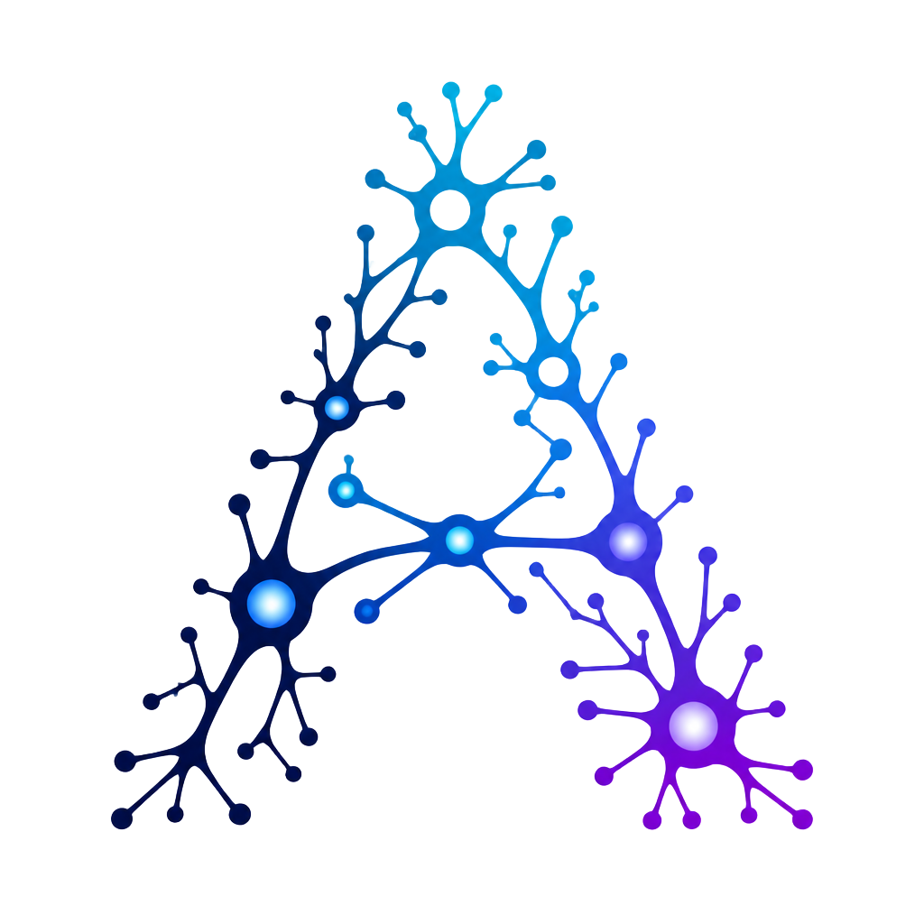 Neural A logo concept for AIVAST